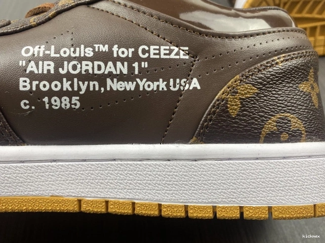Rep x 1 OW Air AJ1 Off-Louis LOW Jordan 0806